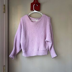 Sincerely Jules Purple Cozy Balloon Sleeve Sweater XS